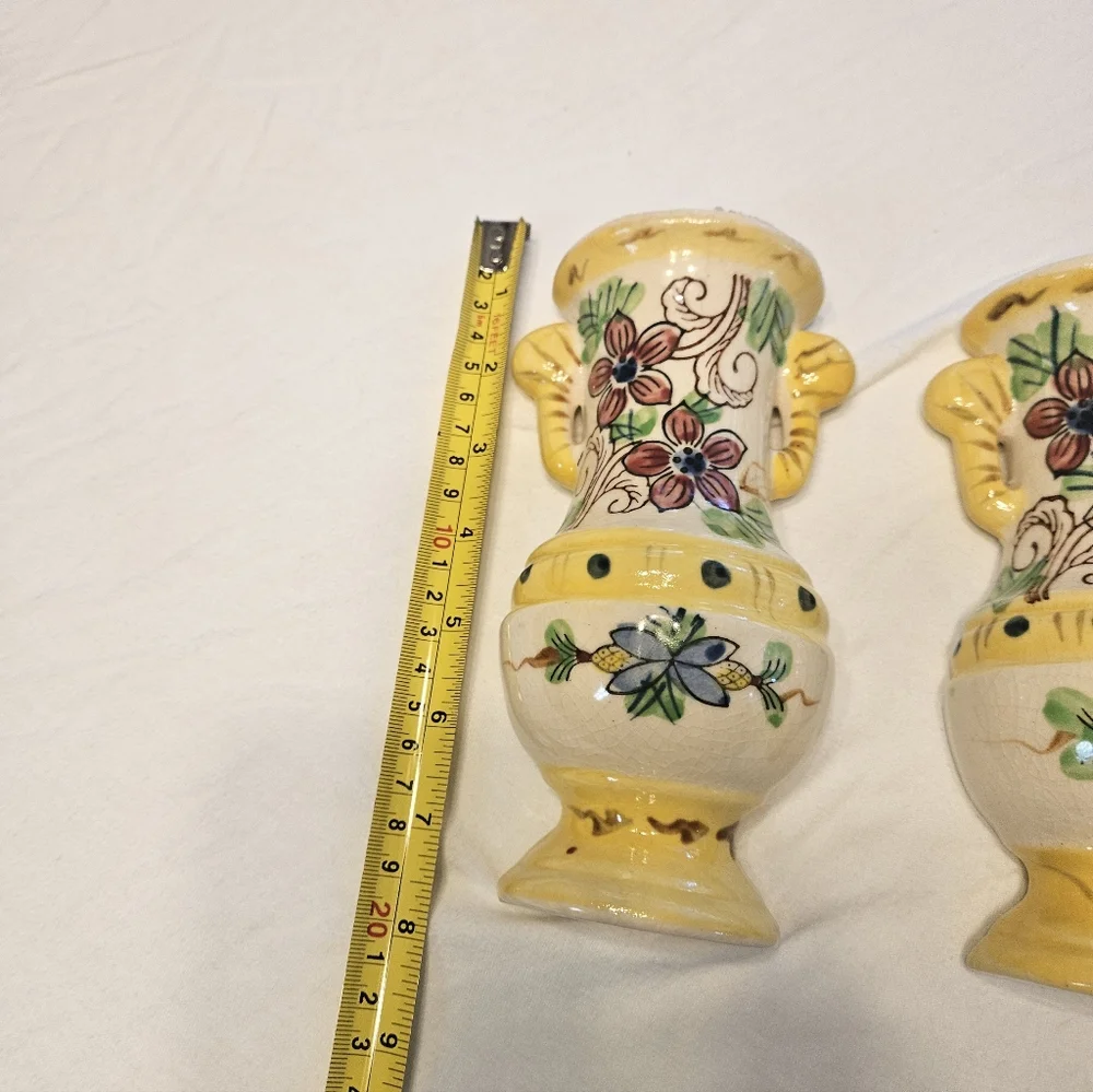 Vintage Ceramic Wall Pockets Made In Japan.